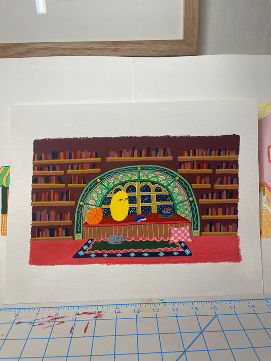 Egg reading nook (Print)